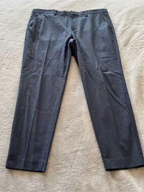 RW&CO Slim Fit Gray Dress Pants 36x32 Men's Business Career Trousers